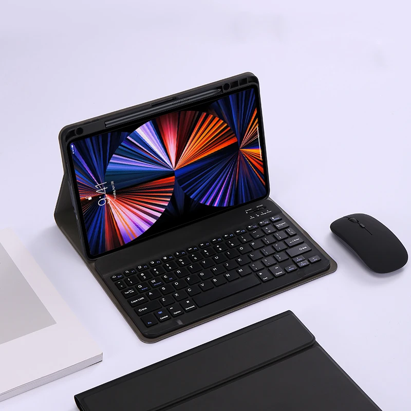 Universal Keyboard Cover with Multi-Language Support and Pencil Holder