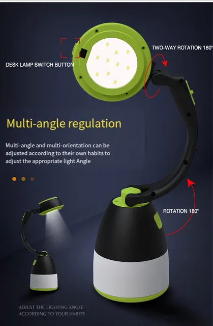 Lámparas Recargables De Emergencia  Multifunction Rechargeable Lamps -  3-in-1 - Aliexpress