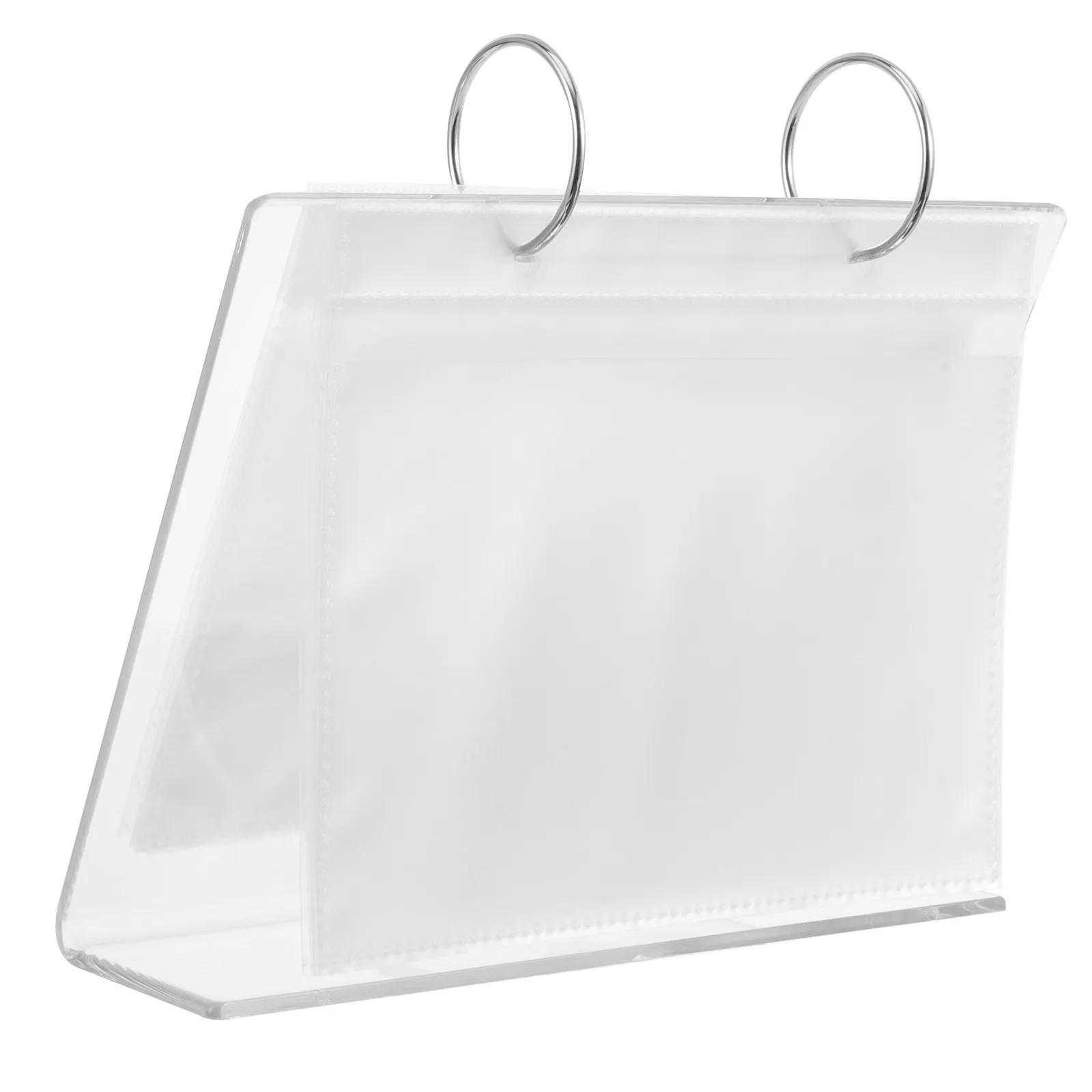 Album per Adesivi per Unghie, Organizzatore per Decalcomanie in Acrilico, Album Compatto Portatile per Collezionare ed Esporre, Album Vuoto per Conservazione - immagine 4