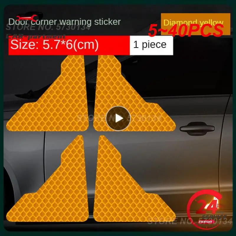 

5~40PCS Anti-scratch Protector Sticker Decorative Strip Durable High Brightness Polyester Film High Visibility Anti Scratch