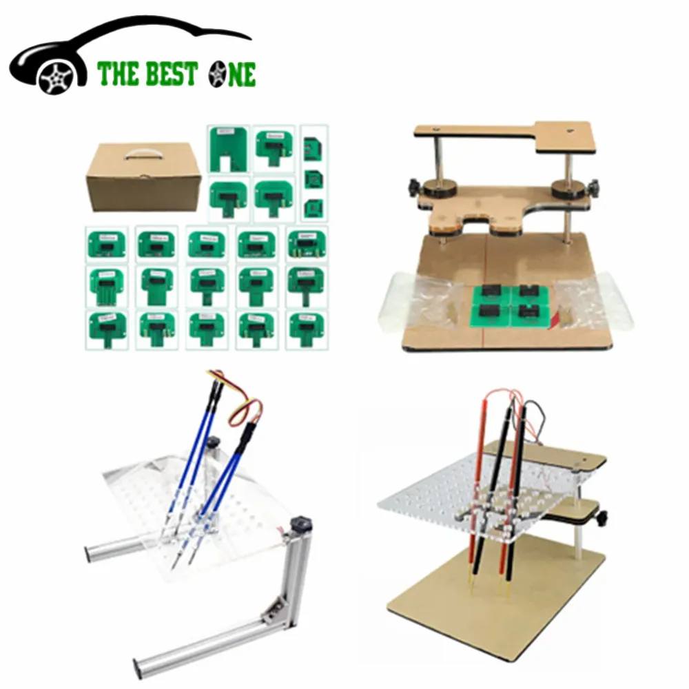 Full Set LED BDM FRAME 2in1 With 4 Probe Pens 22pcs BDM Adapters Table For KTAG/KESS/Fgtech ECU Programmer Chip Tuning Tool