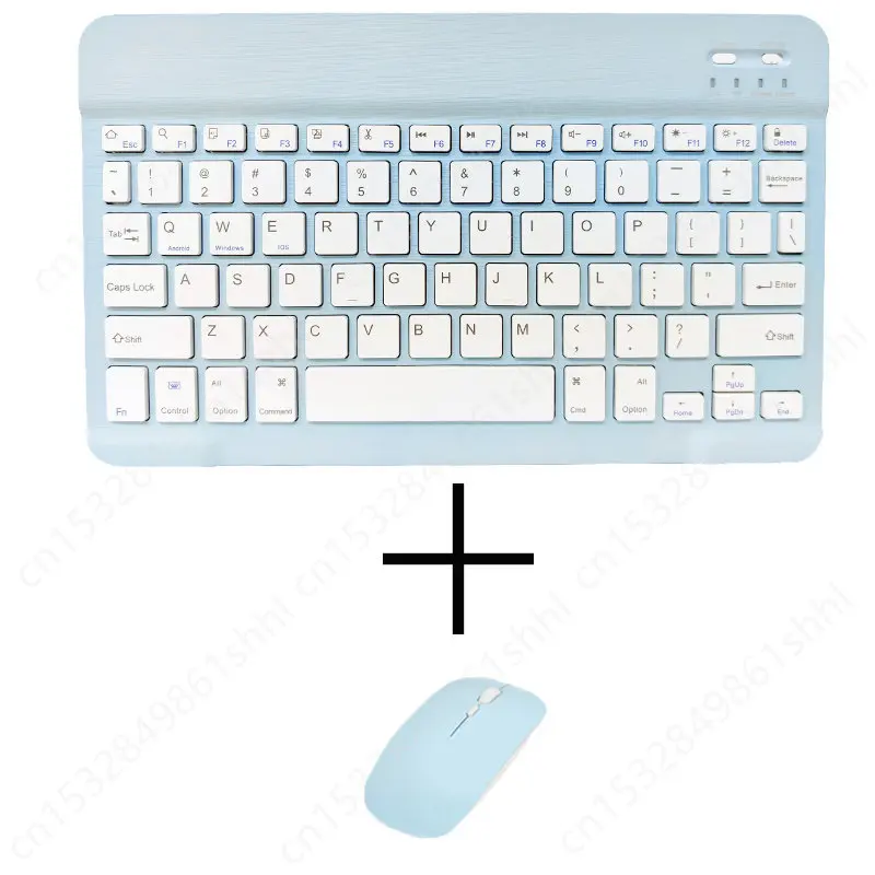 Tablet Keyboard for iPad Keyboard Teclado Mi Pad 5 6 Wirelesss with Mouse Rechargeable Bluetooth-compatible