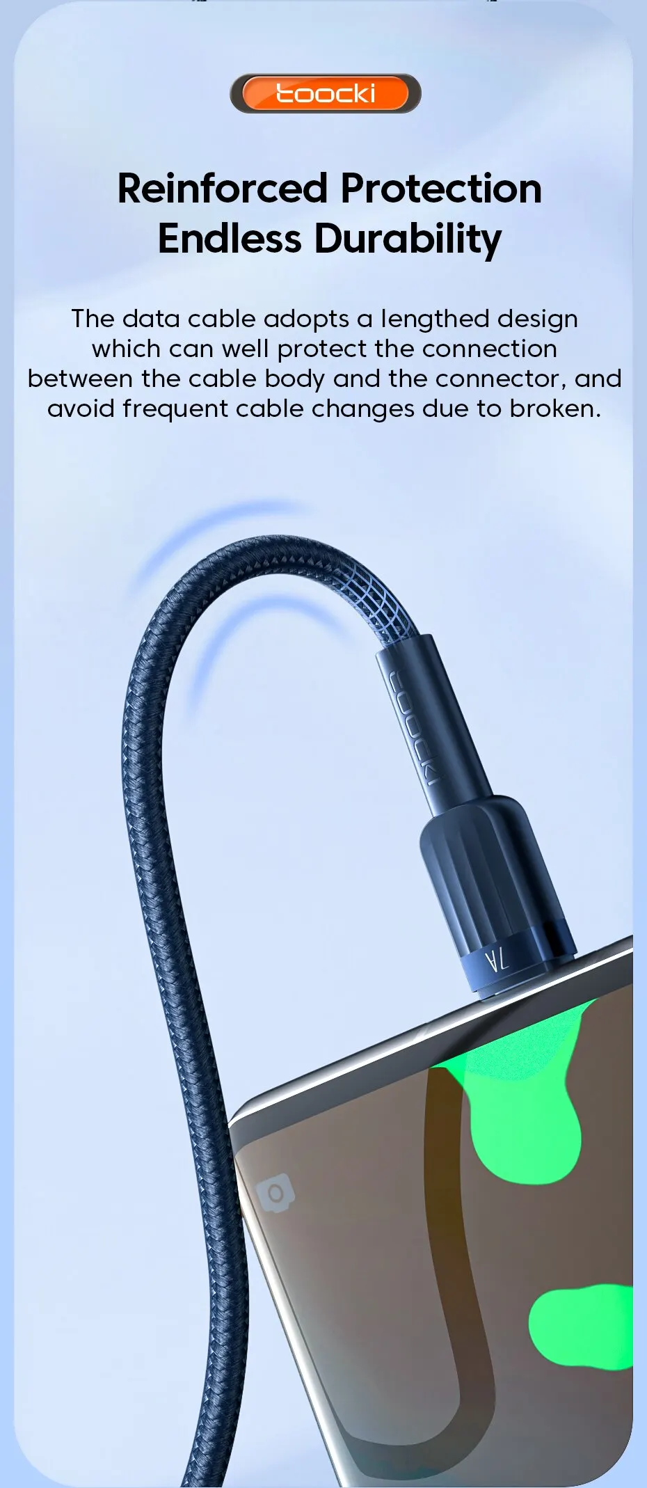 S2ba56f6c0ad6464db968bd83d24cf4a6Q 7A Type C Fast Charging Cable For Realme Huawei P30 USB C Charger Cable Mobile Phone Data Cord For Samsung Oneplus PocoF3 Mallzona