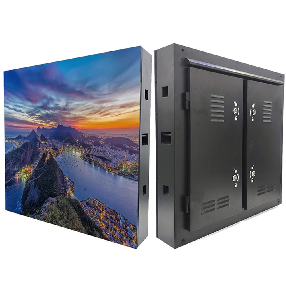 Painel de le p10 outdoor 960*960mm waterproof led screen billboards ...