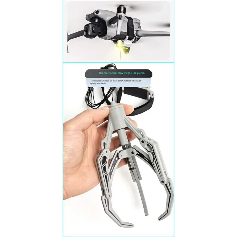 Griffe Mécanique Lumière pour DJI Mavic 2/3/Air 2 - Airdrop