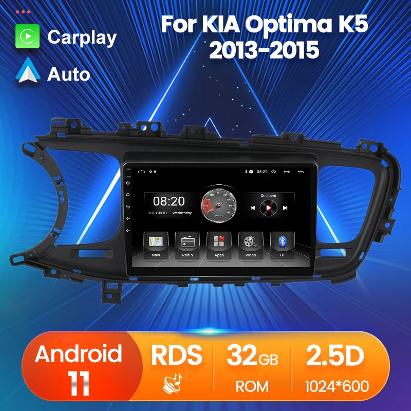 

Android 11 All In One Car Video Player Intelligent System For Kia Optima K5 2013 - 2015 Auto Radio Carplay BT RDS GPS Navigation