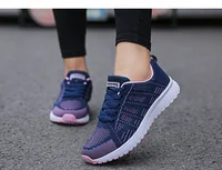 Women Casual Shoes Fashion Breathable Walking Mesh Flat Shoes Sneakers Women Gym Vulcanized Shoes White Female Footwear