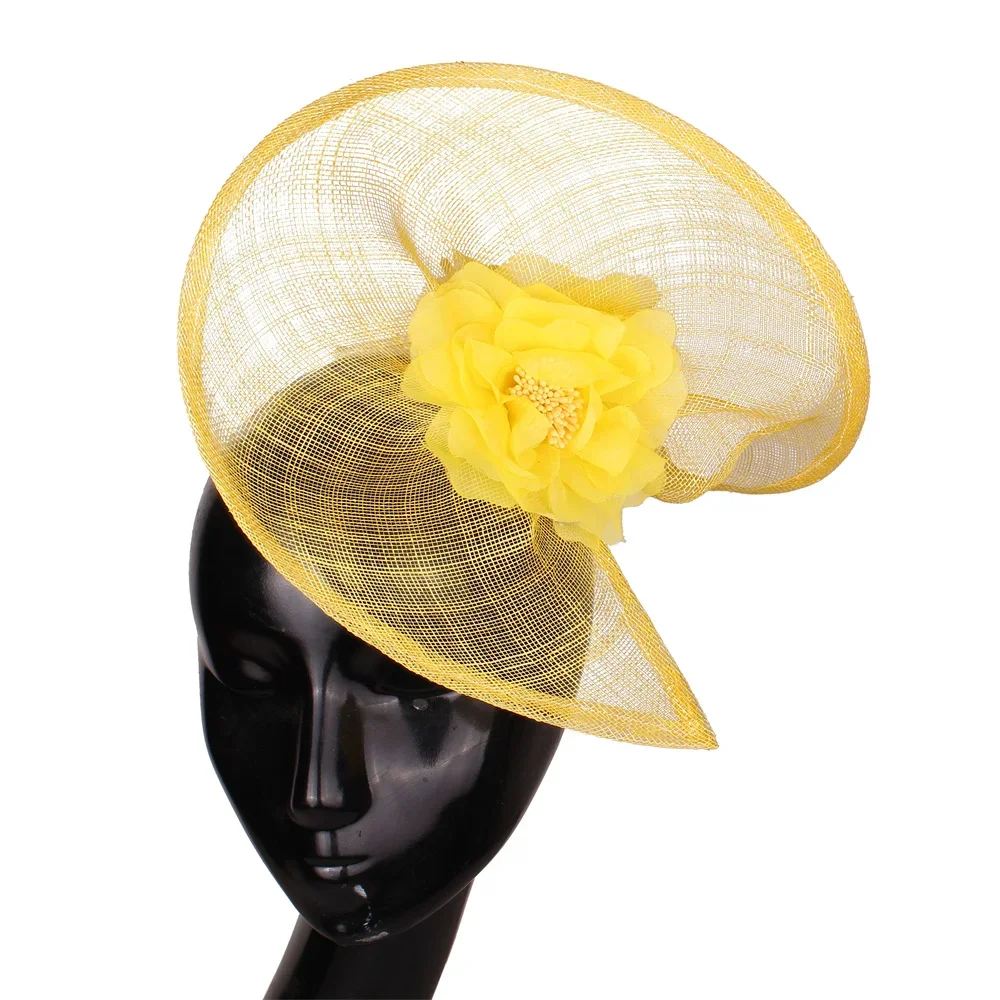

New Fascinator For Women Hat Hair Clips Elegant Bridal Wedding Party Headpiece For Prom Occasion Lady Headwear Hair Accessories