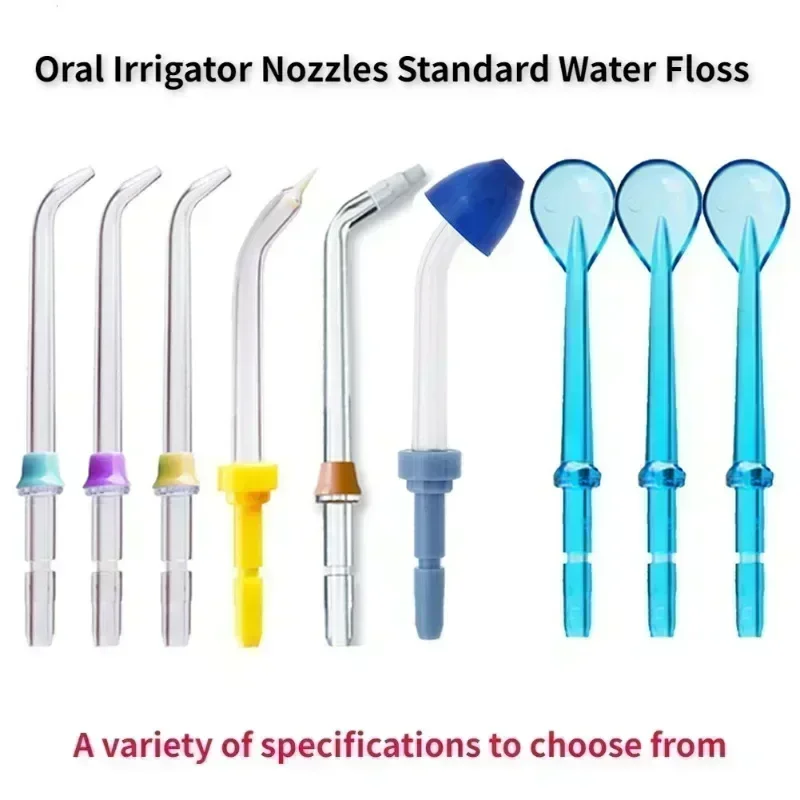 Oral Irrigator Nozzles Standard Water Floss Nozzle Portable Tooth Cleaning Device Accessories Replacement Sprinkler Orthodontic 0 4mm mk8 nozzle 15 extruder nozzles 10 cleaning needles 2 tweezers 1 transparent storage box for makerbot cr 10 m6 thread