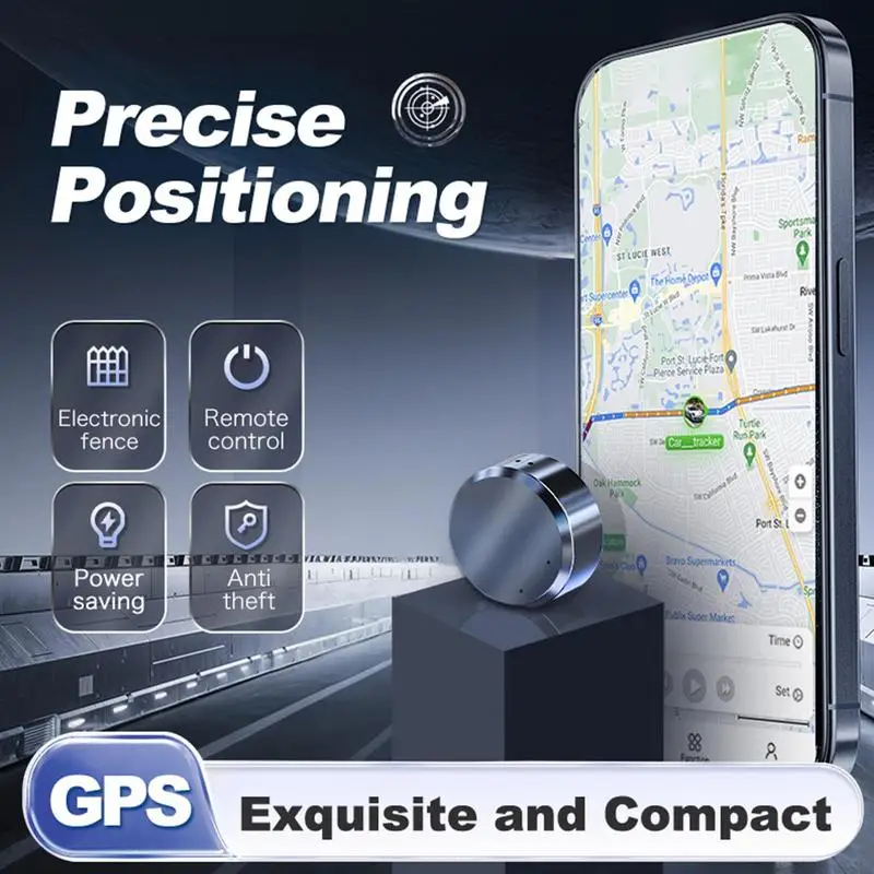 Car GPS Tracker Strong Magnetic Global Coverage Car Anti-lost Anti-theft Device Mini Portable Precise Positioning GPS Locator