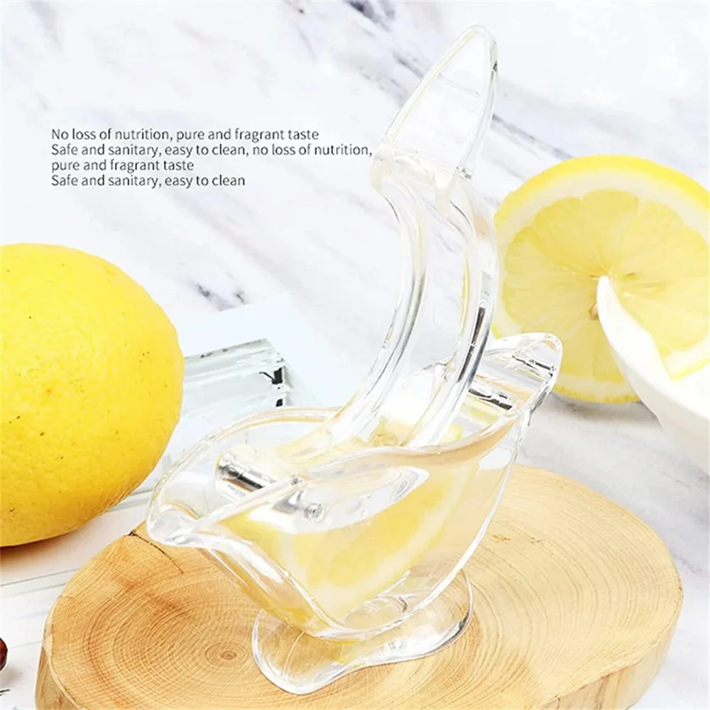 Plastic Fruit Juicer, Lemon Clip, Quick Kitchen Gadgets, Citrus Juicer, Kitchen Accessory, Squeezer Machine, Ship Type, Manual