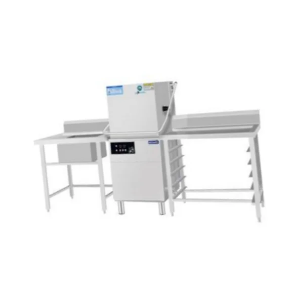 Freestanding Fully Automatic Dishwasher Kitchen Restaurant Pre Wash Commercial Dishwasher