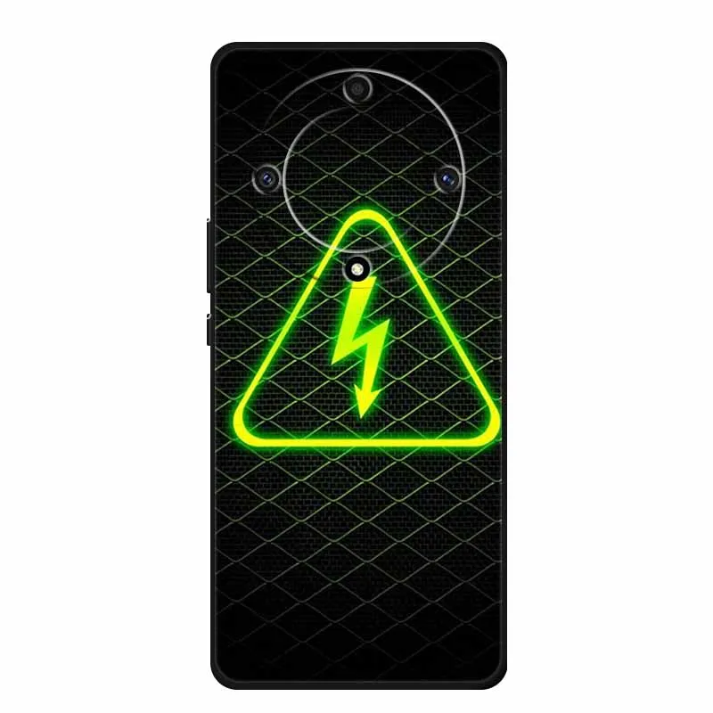 Stylish Painted Soft Silicone Back Cover for Honor X9a – Protective and Popular Coque