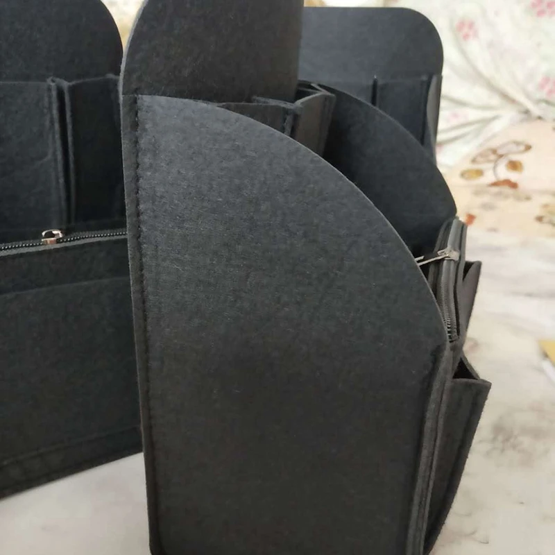 Make Up Organizer Felt Insert Bag Backpack Bags For Handbag Travel Inner Purse 2PCS