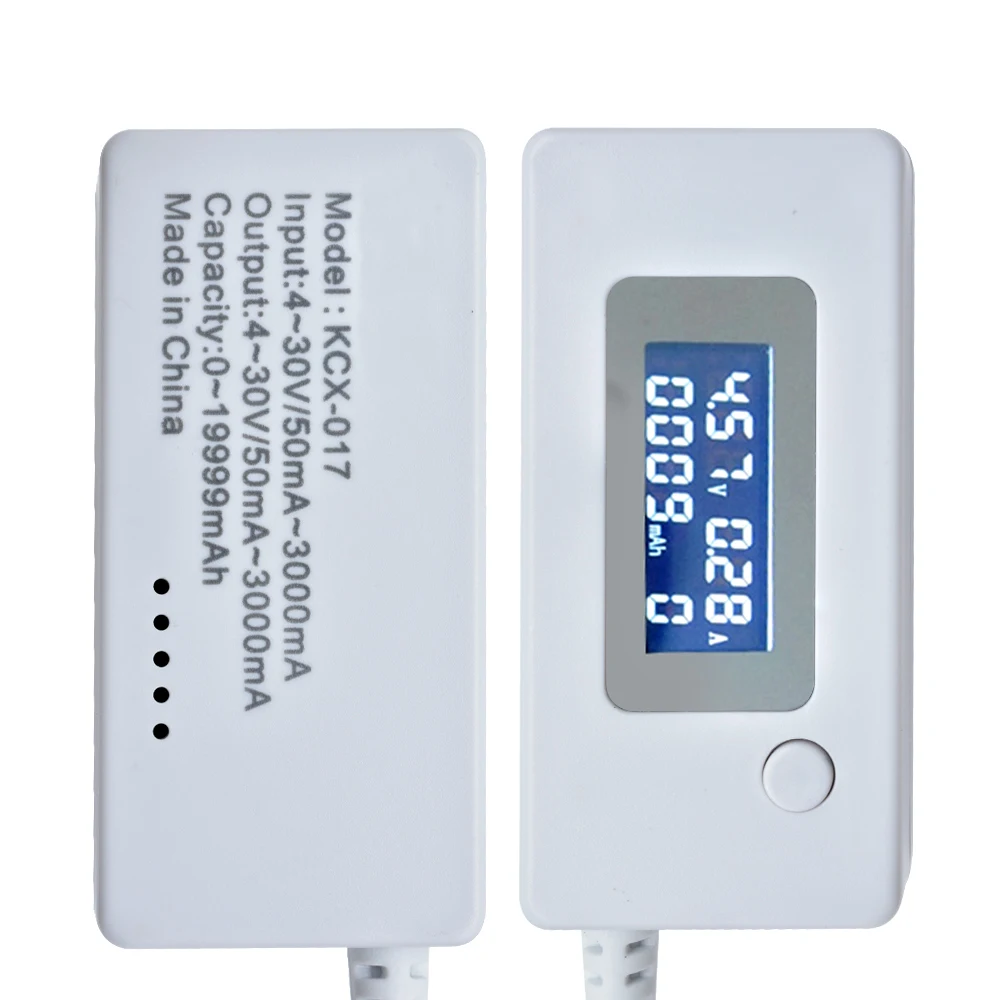 DC 4-30V LCD USB 감지기 전압계 전류계 모바일 전원 충전기 용량 테스터 미터 전압 전류 측정기 충전 모니터