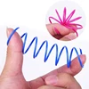 4/200Pcs Cat Spring Toy Cat Spiral Toys Interactive for Indoor Colorful Cats Plastic Springs Coil for Kitten Hunting Swatting 2