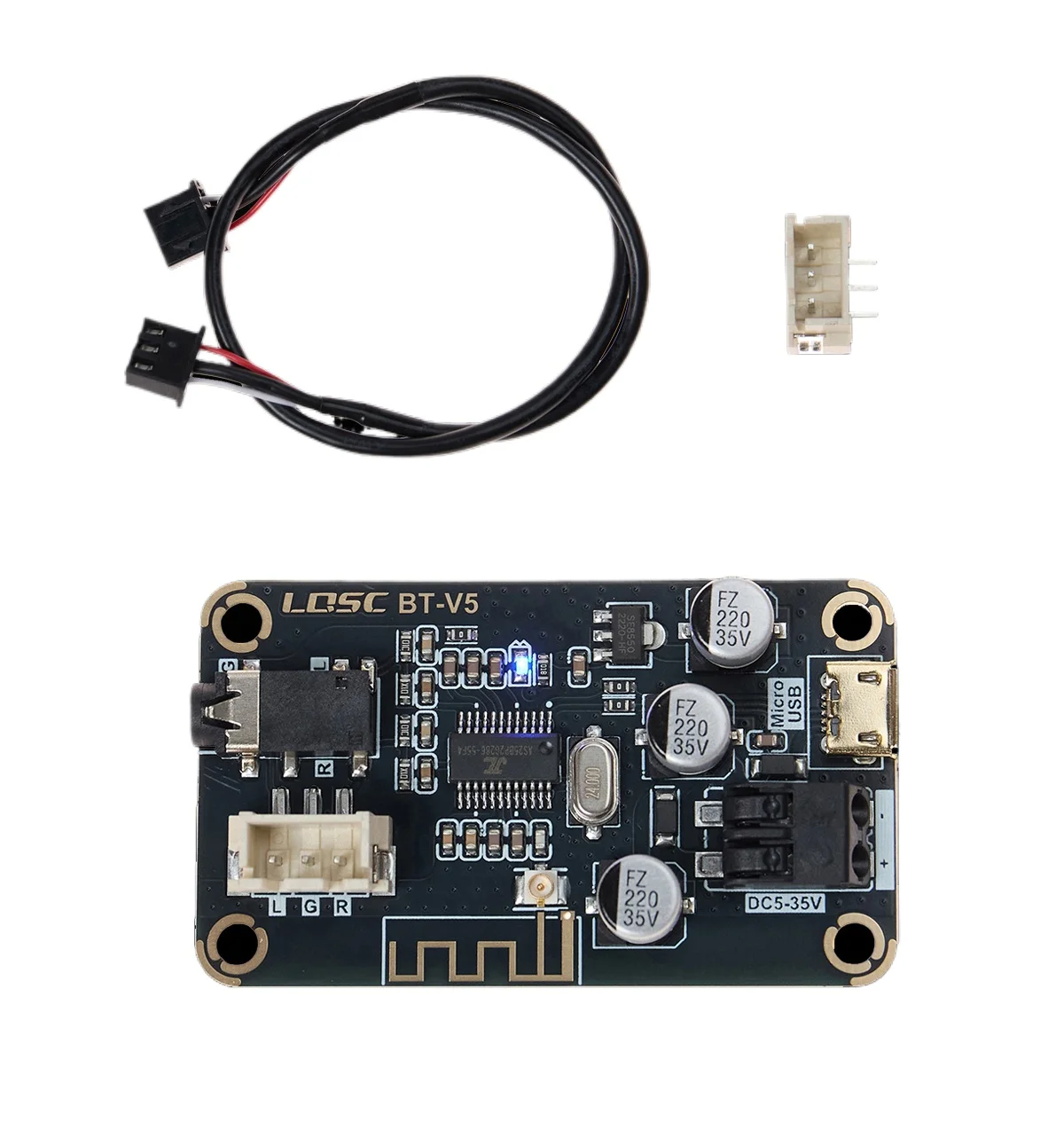 Modulo Ricevitore Audio Bluetooth 4.2 Fai-da-te – Alimentazione 5-35V, Compatibile Universale