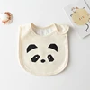 INS Style Infant Baby 100% Cotton Bibs Waterproof Cartoon Bib Burp Cloth Newborn Boy Girl Feeding Bibs Saliva Towel 3