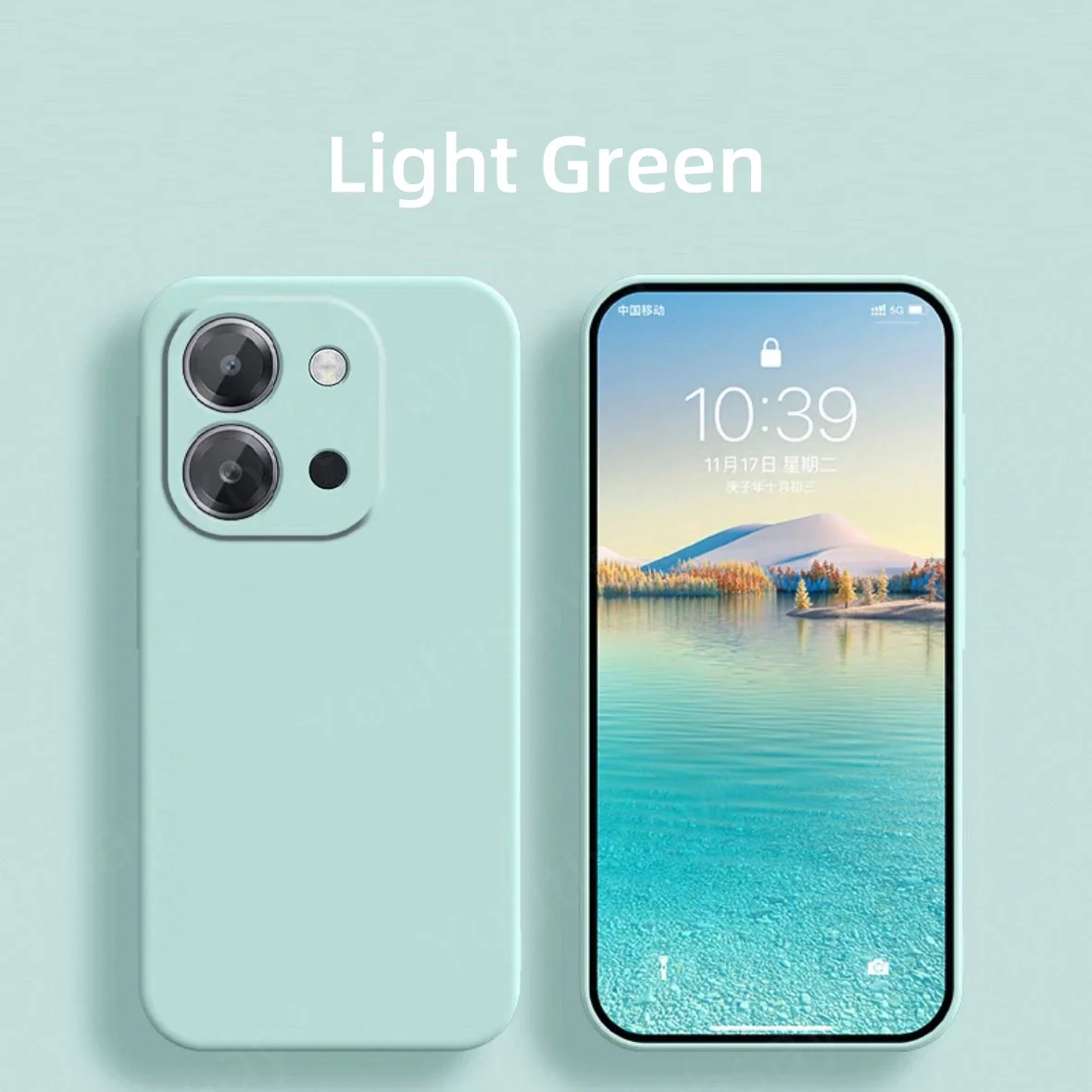 Soft Liquid Silicone Protective Phone Bumper Case with Original Design