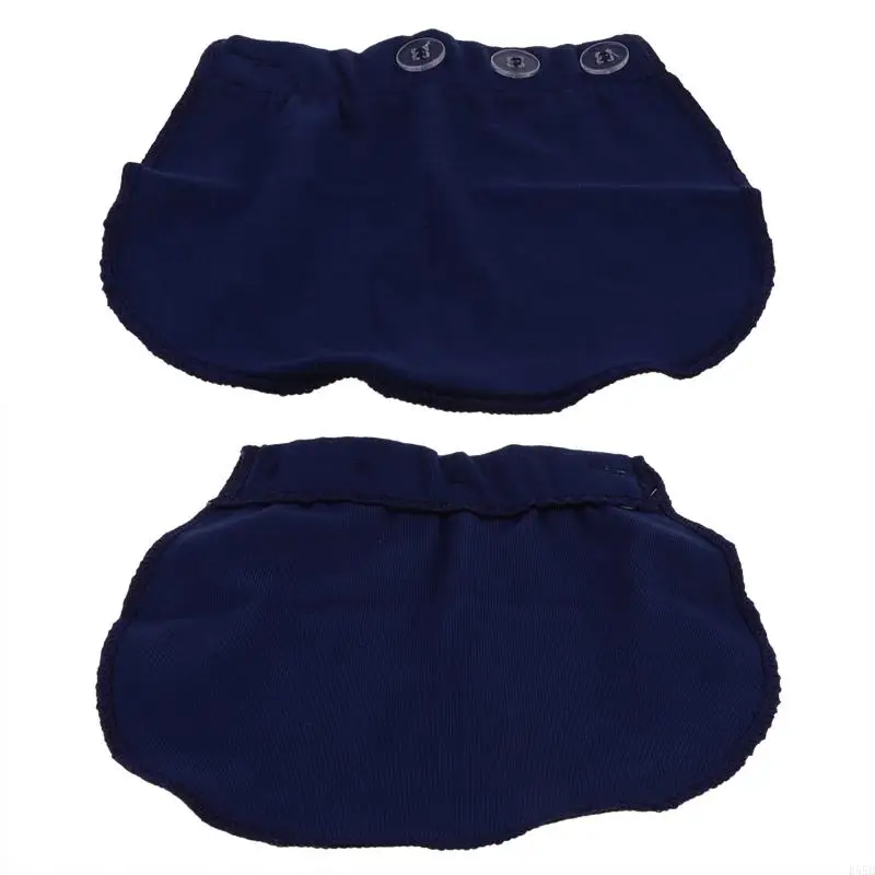D55E Adjustable Elastic Pants Belt Extension Buckle Button Lengthening Extended for Pregnancy Pregnant Women Supplies