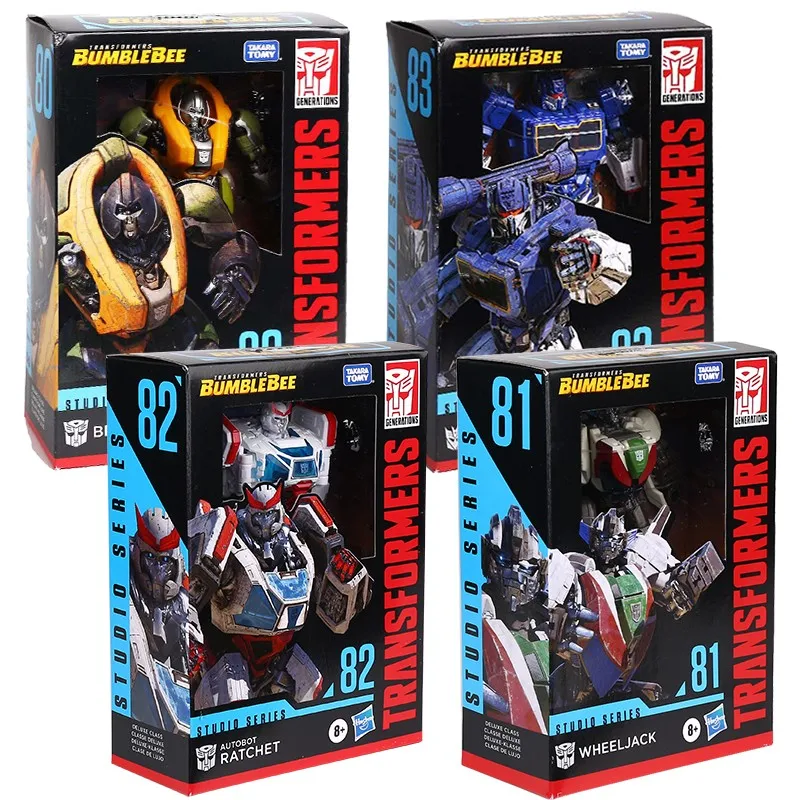

TAKARA TOMY SS80 Brawn SS82 Ratchet SS81 Wheeljack SS83 Soundwave Movie 6 Transformers Action Figure Robot Toys for Model