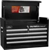 Olympia Tools Portable Metal Tool Chest Box with Drawers - 26" Tool Chest Cabinet Ball Bearing Slide Drawers Locking Storage 1
