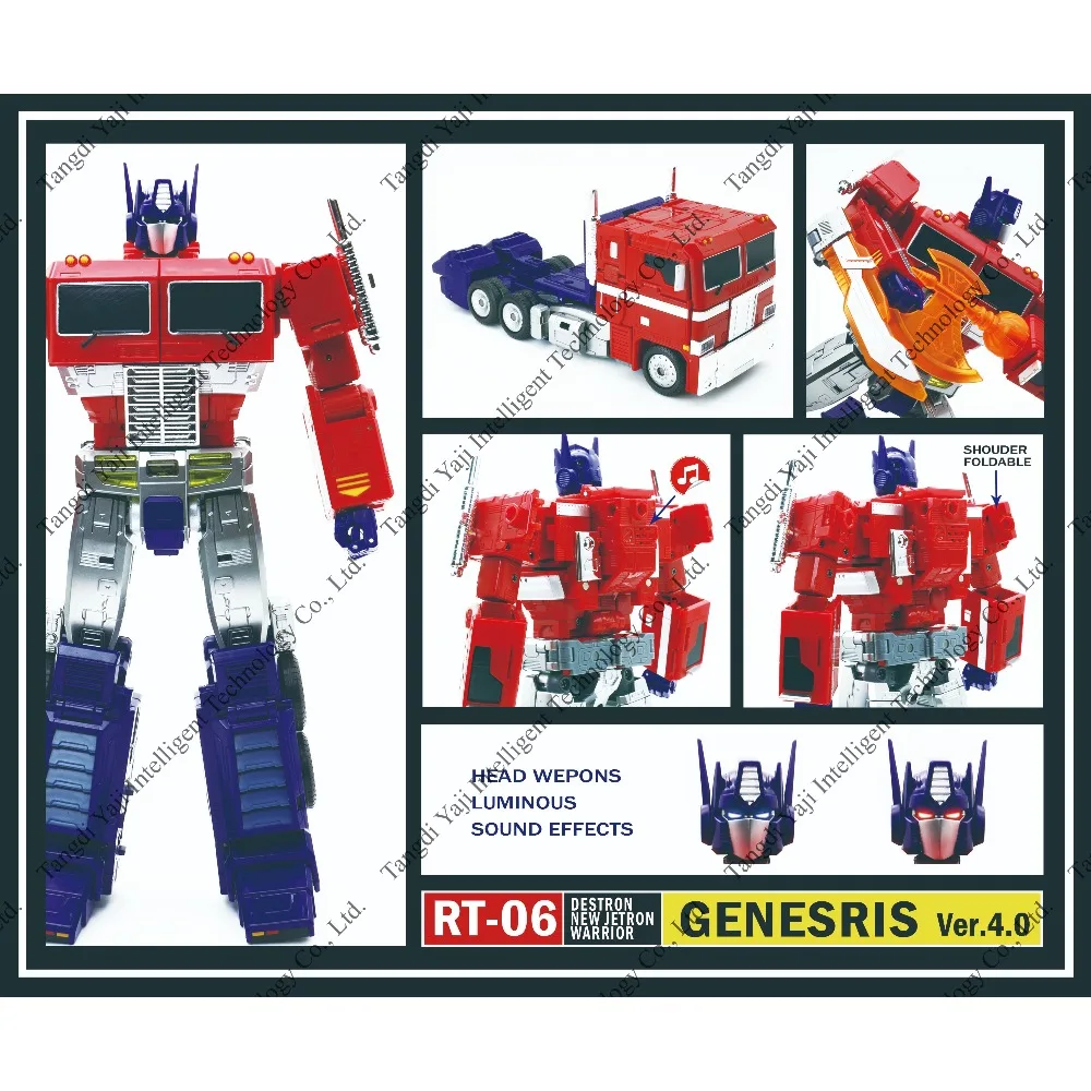 Disponibile Giocattoli Trasformabili Leader degli Autobot Originali RT06 RT-06 Action Figure Modello da Collezione Set Regalo Nuovo Arrivo - immagine 3