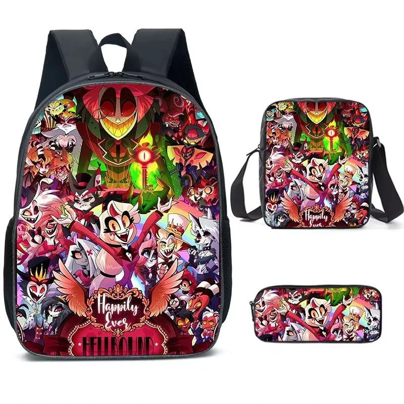 3Pcs Kids School Rugzak Etui Lunch Tas Set, Laptop Reizen