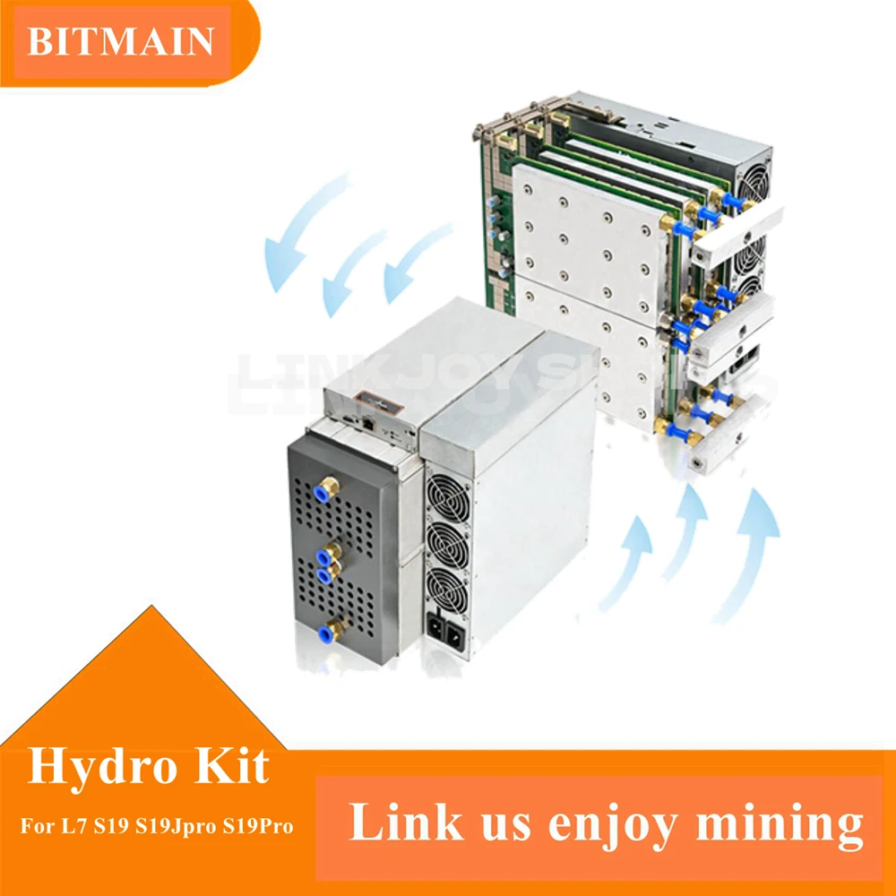 Upgrade S19 S19Pro S19Jpro L7 Hydro Water Overclocking Cooling Kit from