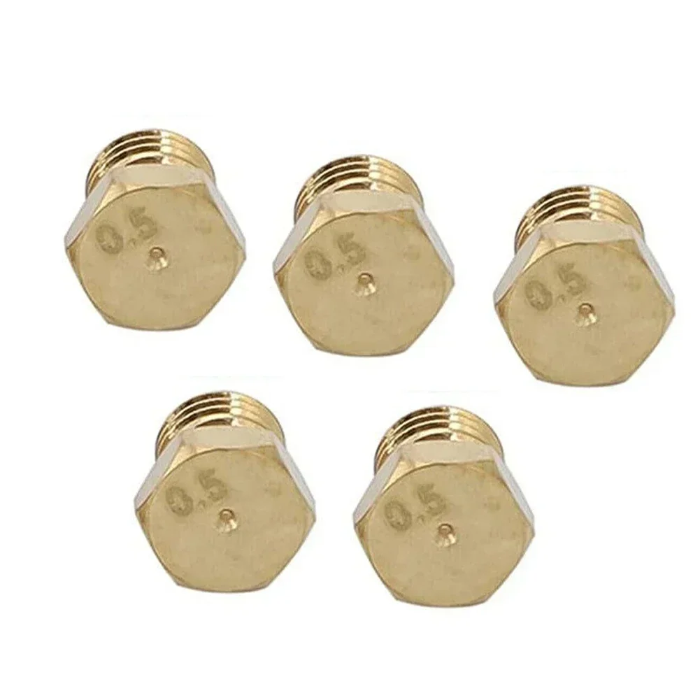 Gas Burner Conversion Kit 5pcs LPG Gas Jet Set Burner Gas Hob LPG Nozzles Propane Injector Domestic And Commercial Stoves