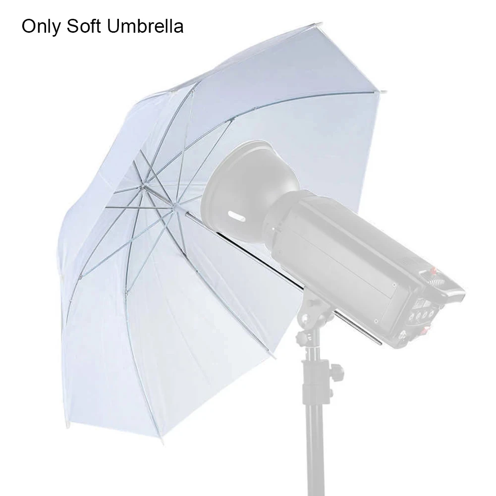 Description Picture 6 of item20inch Translucent White Soft Umbrella Professional Photo Studio Lighting Flash Easy Install For Photography Portrait Portable