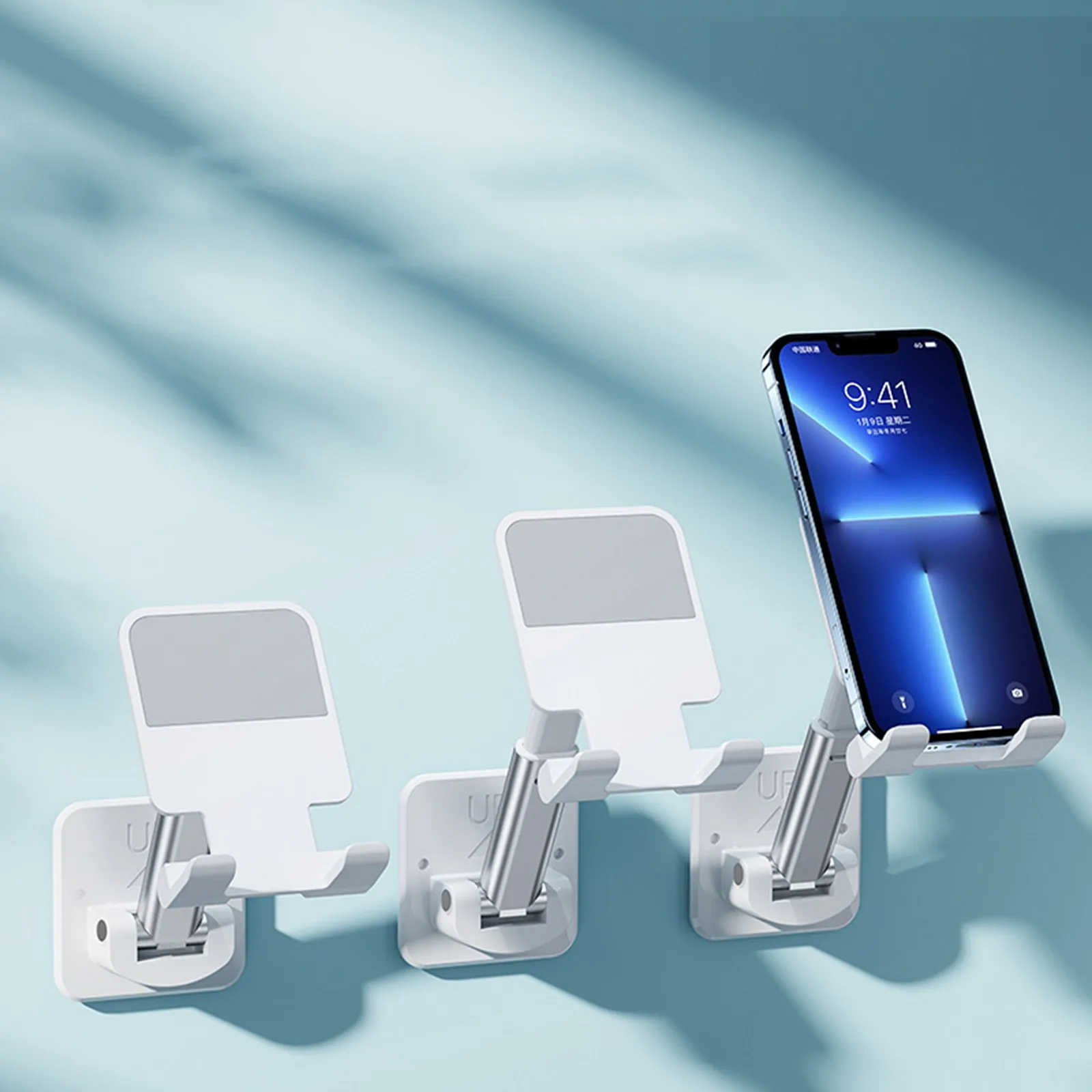 Supporto Per Telefono Da Parete Supporto Regolabile Per Telefono Cellulare Supporto Per Scrivania Cellulare Ipad Cucine Retrattili Supporto Per Cellul