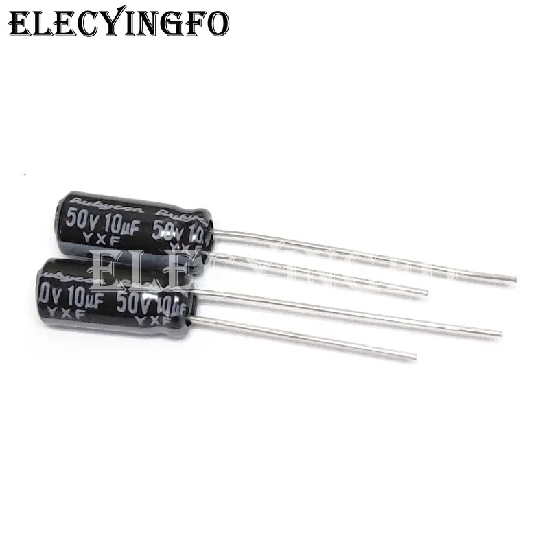 

50V10UF YXF Original Rubycon 5X11mm High frequency Low ESR 50YXF10MEFC5X11 motherboard Aluminum Electrolytic Capacitor 10uF 50V