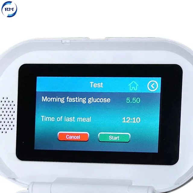 Medidor de glucosa en sangre No invasivo para Hospital, pantalla Lcd  Digital portátil, No requiere papel de prueba, 2022 - AliExpress