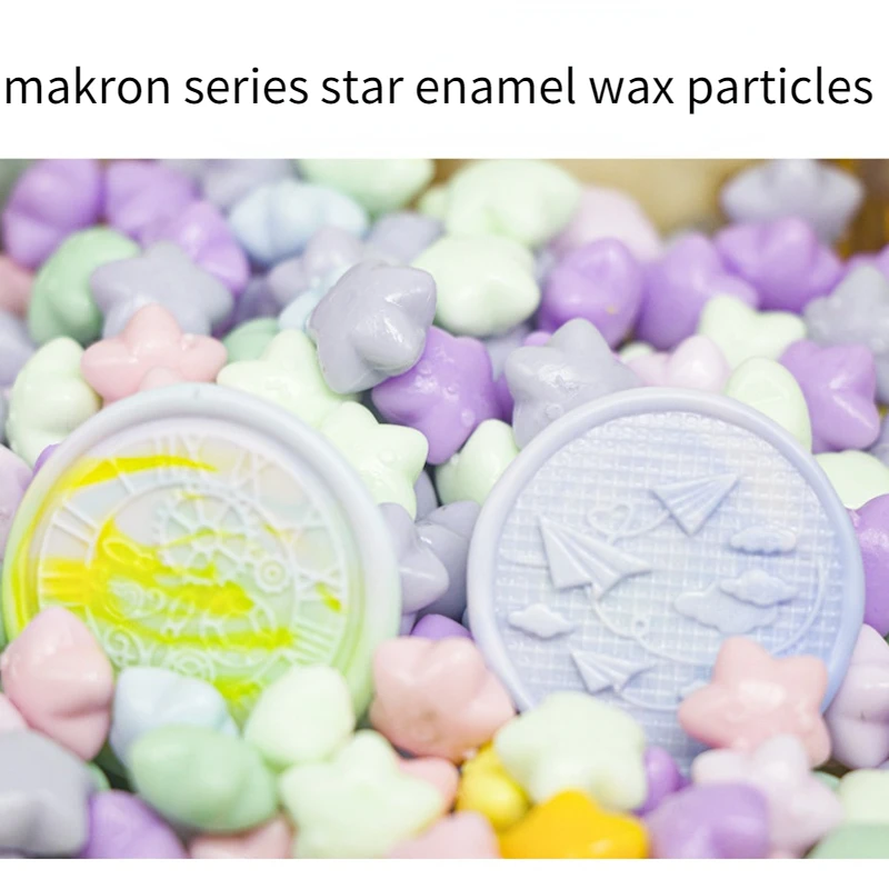 Cute Star Enamel Wax Grains for DIY Greeting Card Party Invitation