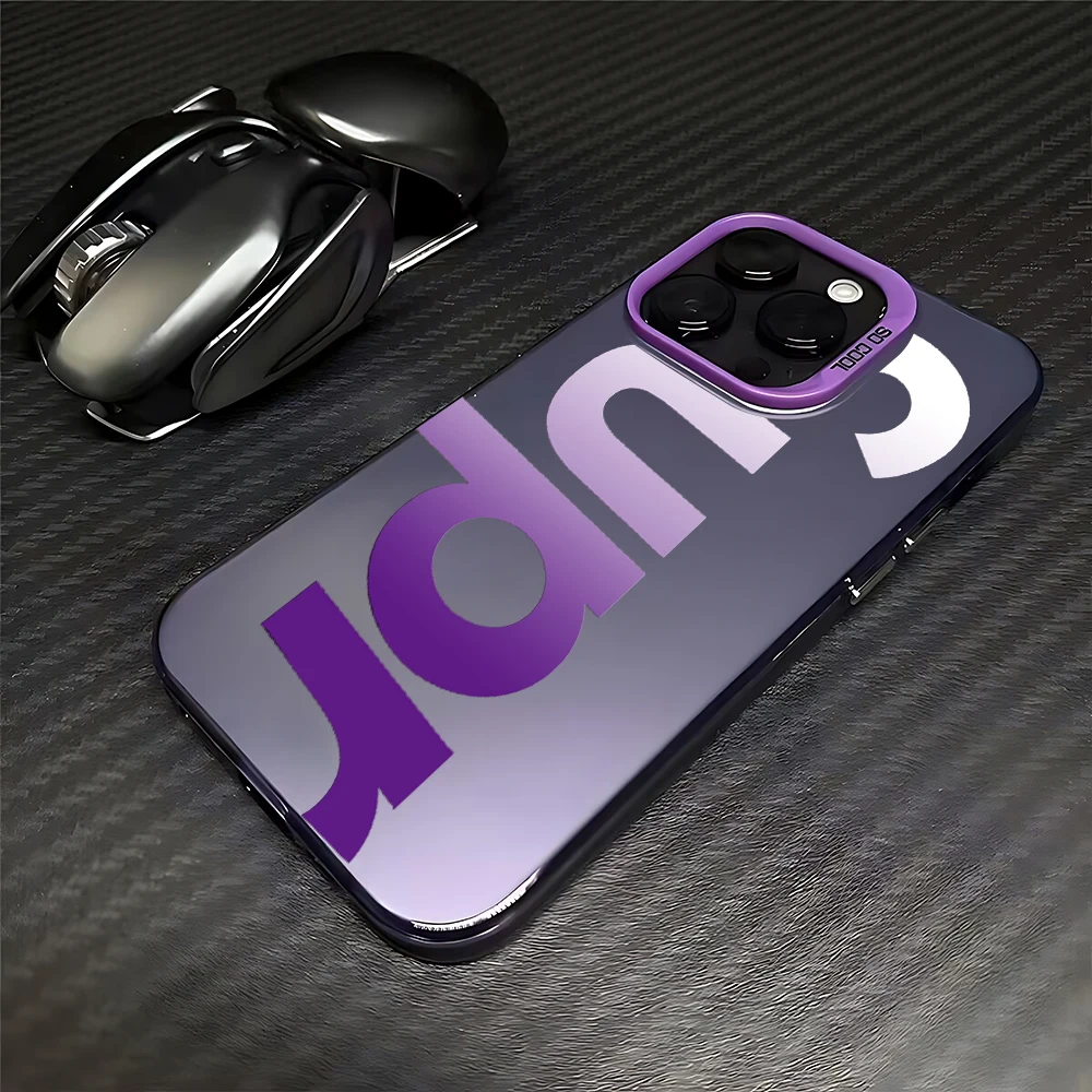 Luxury Matte Back Cover with Fashion Graphic Design - Anti-Fall Phone Case