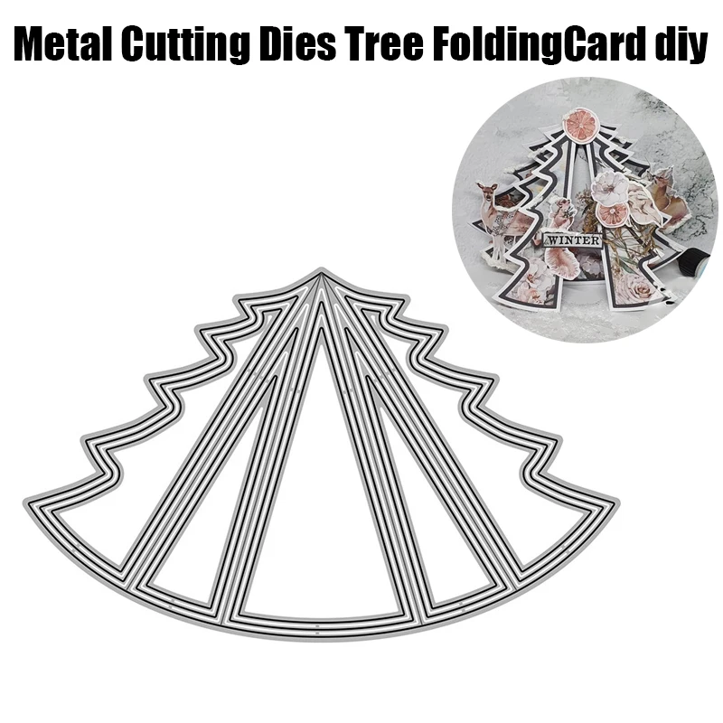 

2022 металлические Вырубные штампы дерево Складная карточка Сделай Сам Скрапбукинг Фотоальбом декоративное тиснение бумажная карточка рукоделие штамп