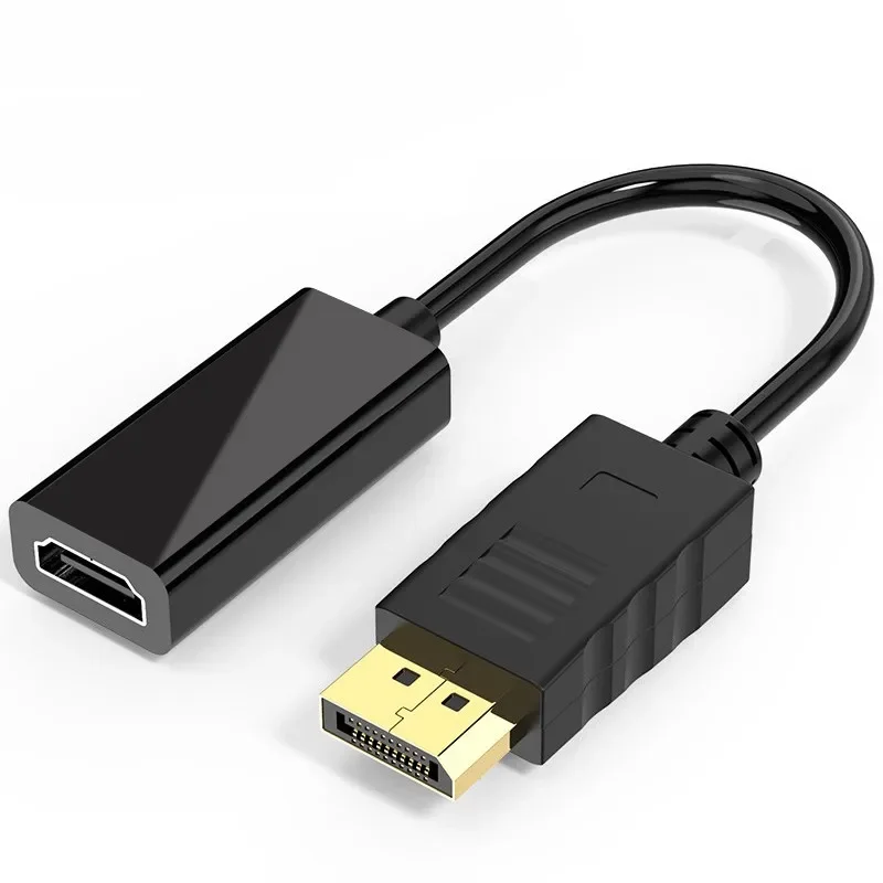 DP to HDMI-compatible Cable Adapter Male To Female For HP/DELL Laptop PC DP to 1080P HDMI-compatible Cord Converter