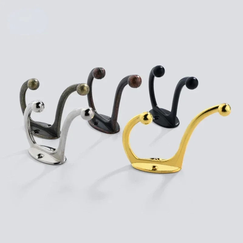 1pcs Antique hook alloy cabinet furniture hardware decoration fitting room bronze home decoration over the door hanger fittings