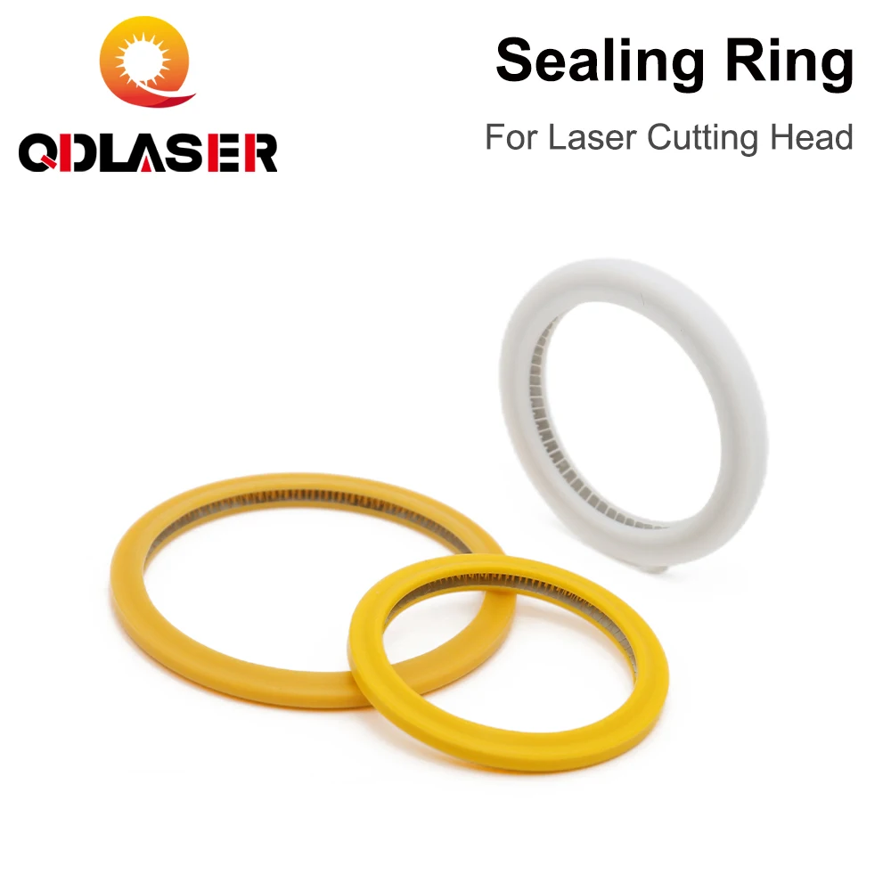 QDLASER 도장 링 개스킷 보호창, Raytools Precitec WSX Bodor용, 옐로우, 화이트, 파이버 레이저 헤드용, 맞춤형 사이즈