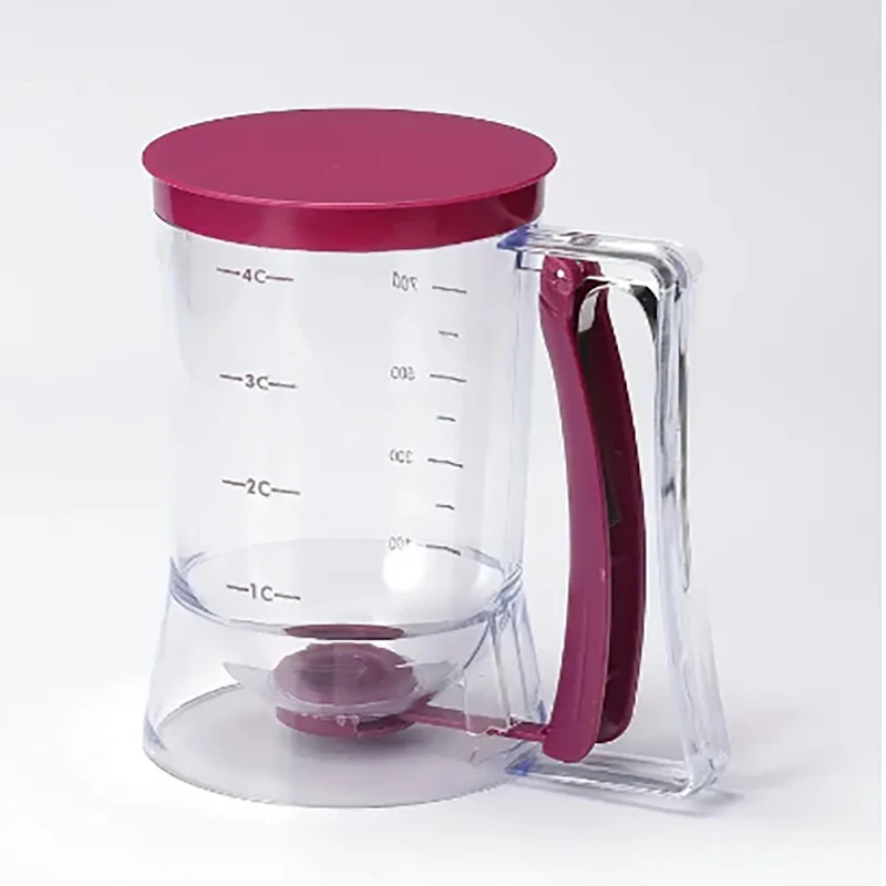 1pc Batter Separator Dispenser Cup Cake Handheld Dispenser Batter Funnel Measuring Cup Baking Tools