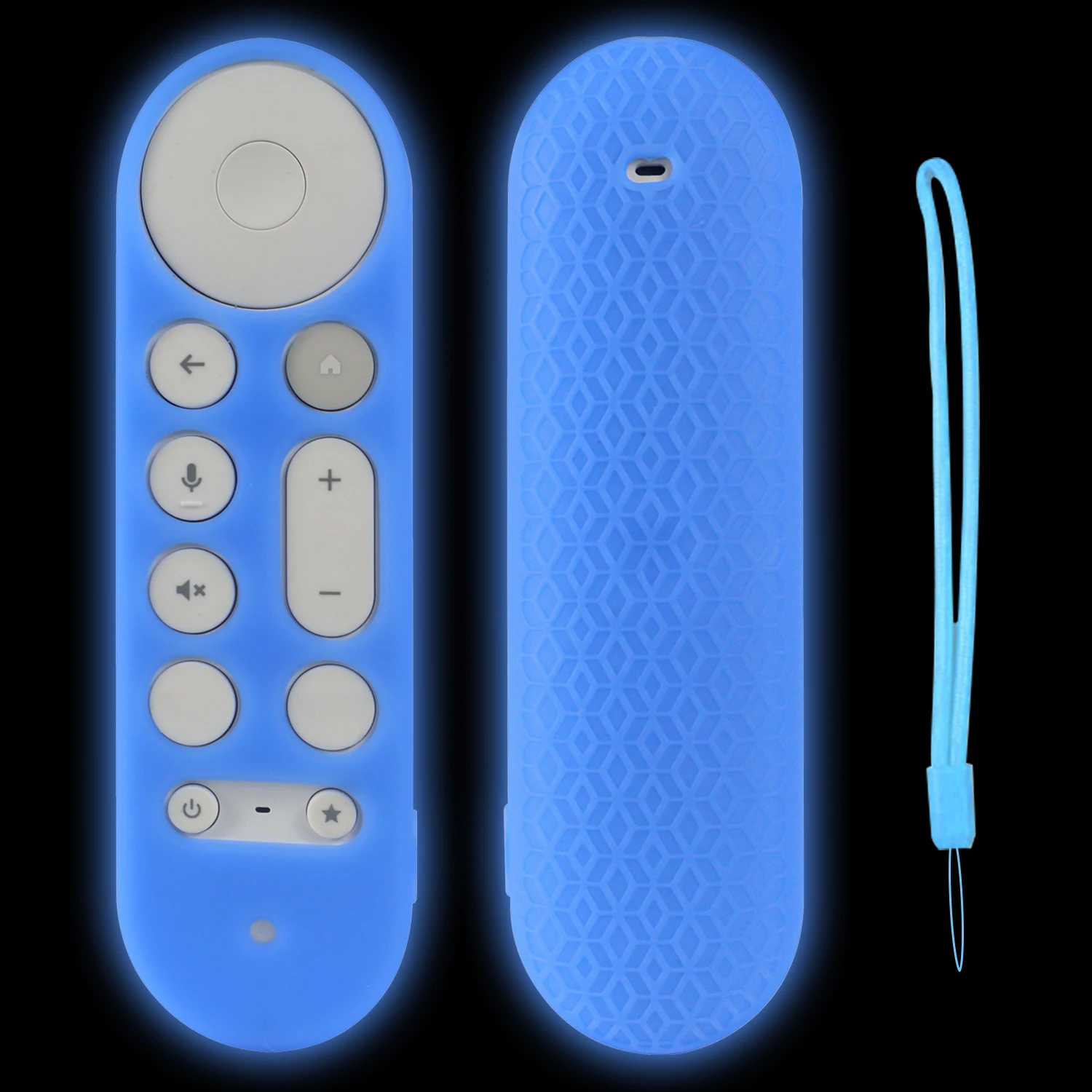 Silicone Remote Controller Cases Protective Covers For Google TV Streamer 4K TV for Google GY3LE Remote Controll