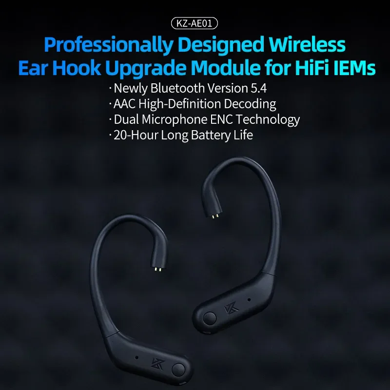 KZ AE01 Bluetooth-compatible 5.4 HIFI Wireless Ear Hook