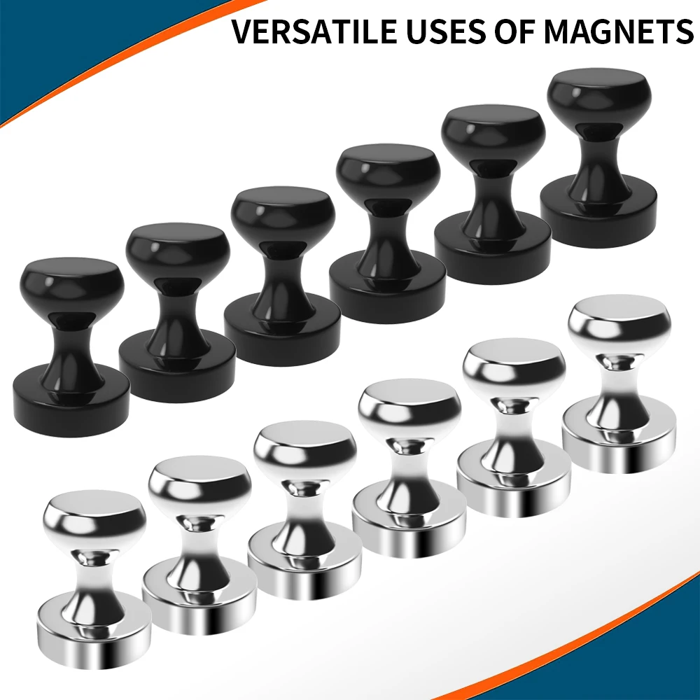 Strong Magnet Clip Neodymium Magnetic Pushpins for Refrigerator Office Whiteboard neodymium magnets magnetic push pins