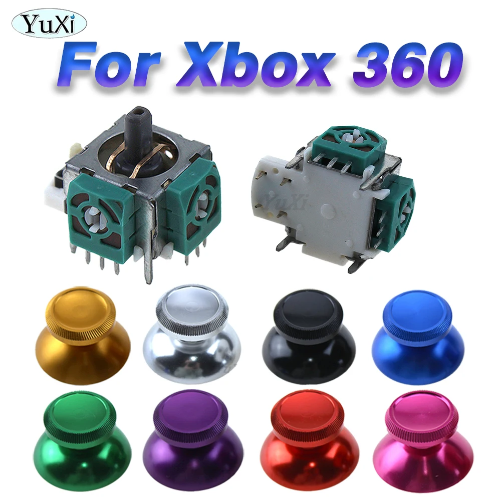 Yuxi 2Pcs 3D Analog Joystick Stick Sensor Module Potenziometro E Thumb Stick Per Xbox 360 Controller Accessori