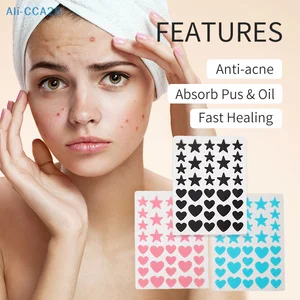 36Pcs Star Pimple Patch Acne Colorful Invisible Acne Removal Skin Care Stickers Concealer Face Spot Beauty Makeup Tool