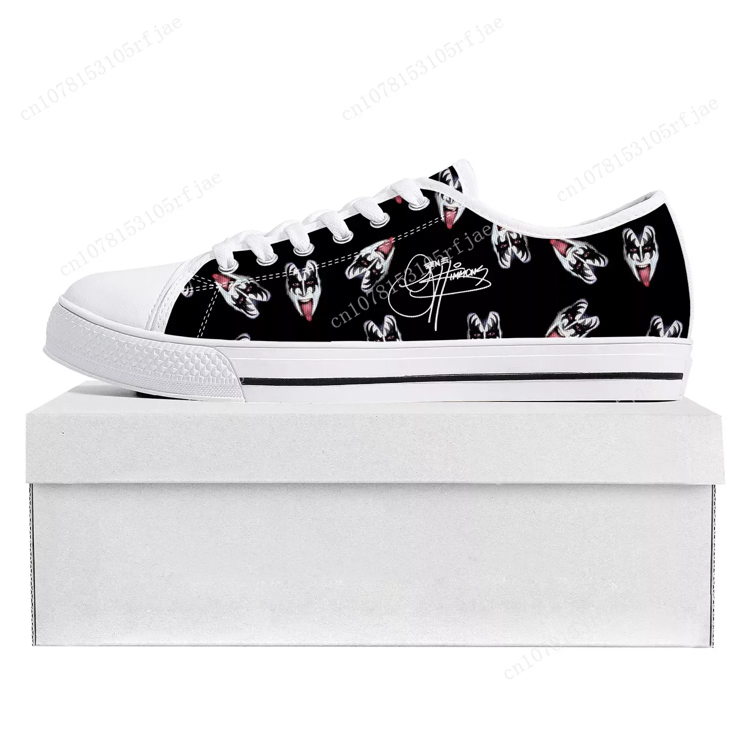 

Gene Simmons Singer Low Top High Quality Sneakers Mens Womens Teenager Canvas Sneaker Prode Casual Couple Shoes Custom Shoe