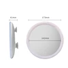 1 PCS 10X Magnifying Mirror With Light Makeup Mirror With Lights White ABS For Bathroom, Bedroom, Hotel 6