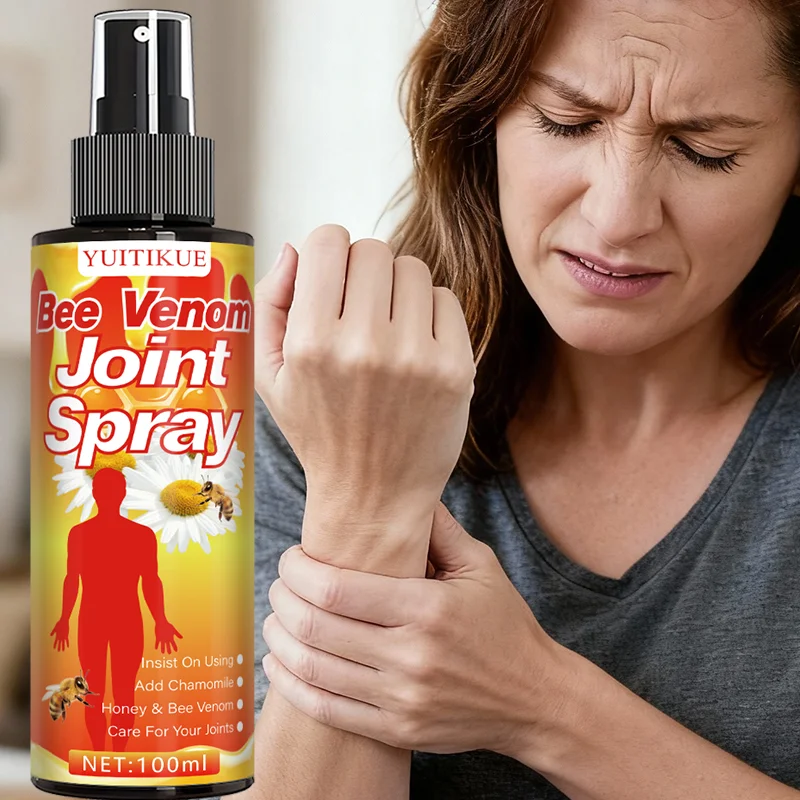YUITIKUE Bee Venom Joint Spray - Consistently use it with added chamomile, honey, and bee venom to care for your joints