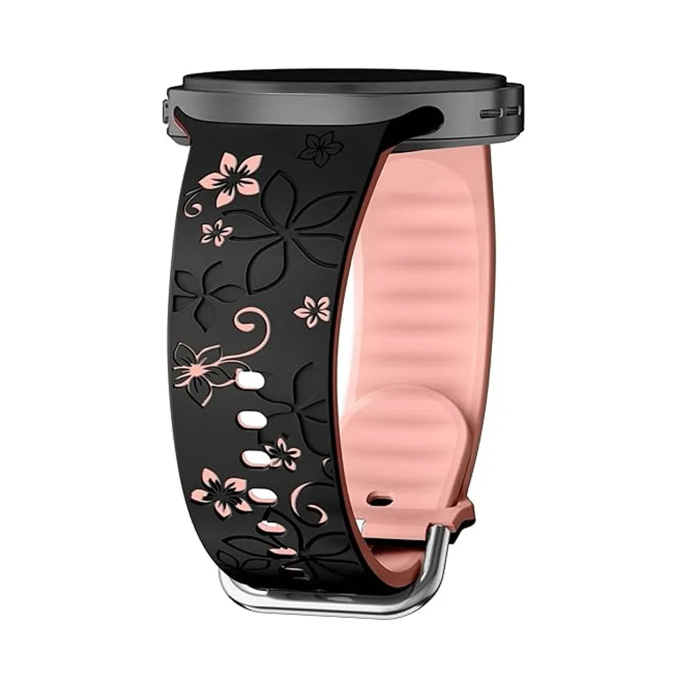 حزام منقوش لساعة سامسونج جالاكسي 8 44 ملم 40 ملم Pulseira حزام رياضي أساور المعصم Correa Galaxy watch 8 أشرطة كلاسيكية 46 ملم